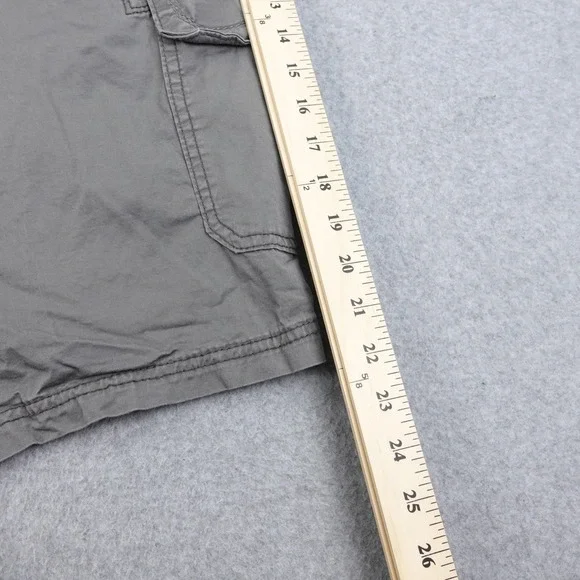Unionbay Mens 34 Cargo Shorts Size 34 Gray Skater Y2k Grunge Baggy Outdoor Camp‎ - Picture 4 of 6